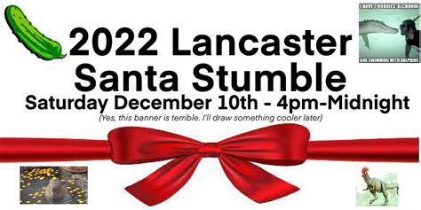 Santa stumble lancaster pa 2022 - 3 restaurants to have breakfast with Santa or Mrs. Claus in Lancaster County this weekend ... New PA Farm Show milkshake flavor will debut in 2022; here's what it is ... PO Box 1328 • Lancaster ...